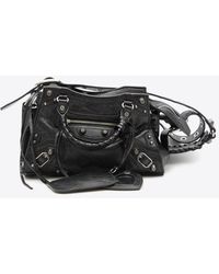 Balenciaga - Xs Neo Cagole Nappa Leather Top Handle Bag - Lyst