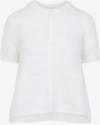 Loewe - Crewneck Mohair-Blend Knit Top - Lyst