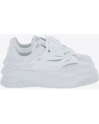 Versace - Odissea Calf Leather Sneakers - Lyst