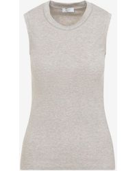 Peserico - Lurex Ribbed Top - Lyst