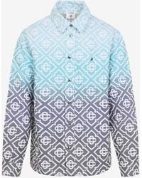 CASABLANCA - Monogram Jacquard Gradient Jacket - Lyst