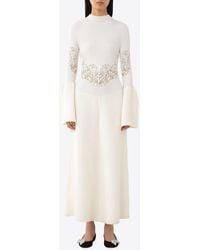 Chloé - Wool-Blend Maxi Dress - Lyst