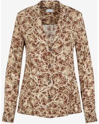 Dries Van Noten - Colla Signature Print Long-Sleeved Shirt - Lyst