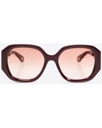 Chloé - Marcie Geometric Sunglasses - Lyst