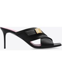 Balmain - Heeled Slippers - Lyst