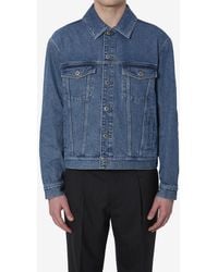 Loewe - Anagram Denim Trucker Jacket - Lyst
