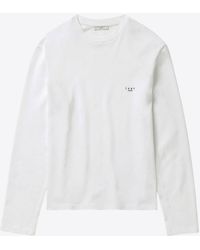 1989 STUDIO - Logo Embroidered Long-Sleeved T-Shirt - Lyst
