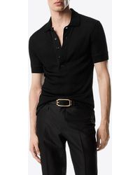 Tom Ford - Luster Rib Polo T-Shirt - Lyst