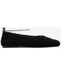 MARIA LUCA - Teddy Augusta Shearling Ballet Flats - Lyst