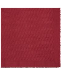 Fendi - Large Ff Jacquard Silk Shawl - Lyst