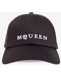 McQueen - Embroidered Logo Baseball Cap - Lyst