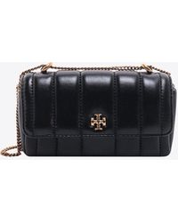 Tory Burch - Mini Kira Quilted Leather Crossbody Bag - Lyst