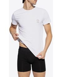 Versace - La Medusa Crewneck T-Shirts - Lyst