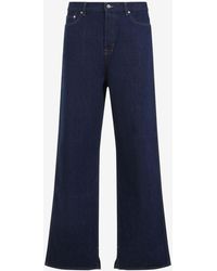 Gucci - Rose Embroidered Jeans - Lyst