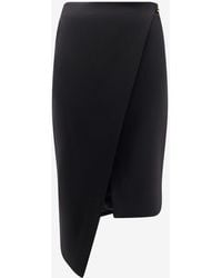 Elisabetta Franchi - Asymmetrical Wrap Skirt - Lyst