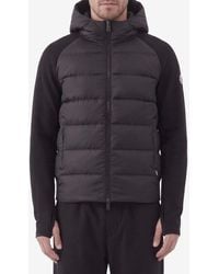 Moncler - Logo Patch Padded Zip-Up Jacket - Lyst