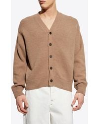 Jacquemus - V-Neck Buttoned Cardigan - Lyst
