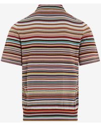 Paul Smith - Striped Polo T-Shirt - Lyst