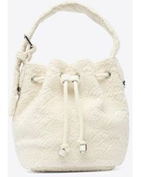 Tory Burch - T Monogram Terry Mini Bucket Bag - Lyst