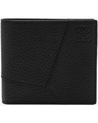 Loewe - Puzzle Grained Leather Bi-Fold Wallet - Lyst