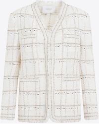 Giambattista Valli - Bouclé Sequin-Embellished Jacket - Lyst