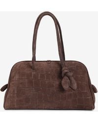 Jacquemus - Le Turismo Croc-Embossed Suede Shoulder Bag - Lyst
