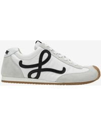 Loewe - Ballet Runner 2.0 Nylon And Suede Sneakers - Lyst