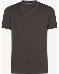 Tom Ford - Classic Crewneck Short-Sleeved T-Shirt - Lyst