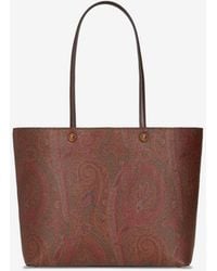 Etro - Medium Essential Paisley Jacquard Tote Bag - Lyst