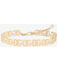 Dolce & Gabbana - Dg Logo Chain Belt - Lyst