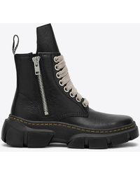 Rick Owens - X Dr. Martens 1460 Mlx Leather Jumbo Lace Boots - Lyst