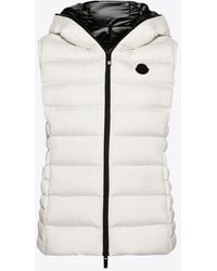 Moncler - Aliterse Hooded Down Gillet - Lyst