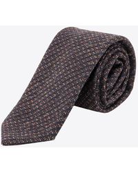 NICKY MILANO - Patterned Wool Tie - Lyst
