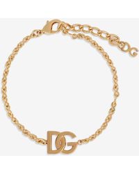 Dolce & Gabbana - Chain Logo Monogram Bracelet - Lyst