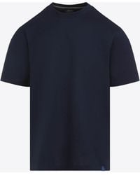 Brioni - Short-Sleeved Solid T-Shirt - Lyst