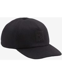 Fendi - Ff Logo Baseball Cap - Lyst