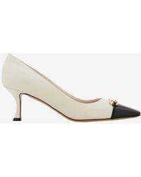 Ferragamo - Bria 60 Cap-Toe Pumps - Lyst