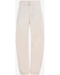 Lemaire - Belted Tapered Cargo Pants - Lyst