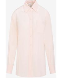 Sportmax - Long-Sleeved Silk Shirt - Lyst