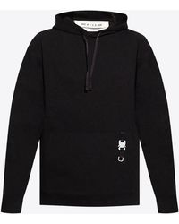 1017 ALYX 9SM - Buckle Detail Hooded Sweatshirt - Lyst
