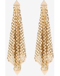 Rabanne - Mesh Drop Earrings - Lyst