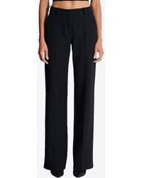 Balmain - Tailored Grain De Poudre Wool Pants - Lyst