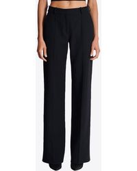 Balmain - Tailored Grain De Poudre Wool Pants - Lyst