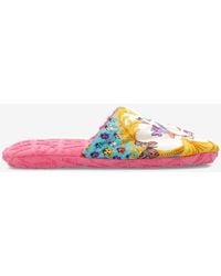Versace - Butterflies Logo Slippers - Lyst