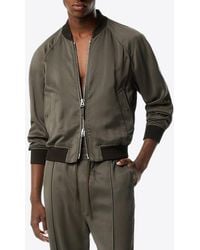 Tom Ford - Zip-Up Bomber Jacket - Lyst