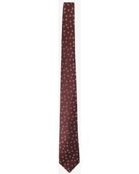 Kiton - Floral Embroidered Silk Tie - Lyst