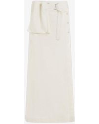 Lemaire - Maxi Buttoned Wrap Skirt - Lyst
