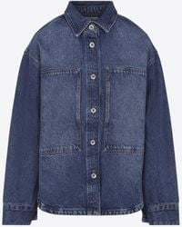 Studio Nicholson - Paso Denim Buttoned Shirt - Lyst