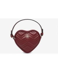 Gucci - Mini Gg Marmont Heart-Shaped Handbag - Lyst