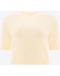 Jil Sander - Wool Knit Top - Lyst